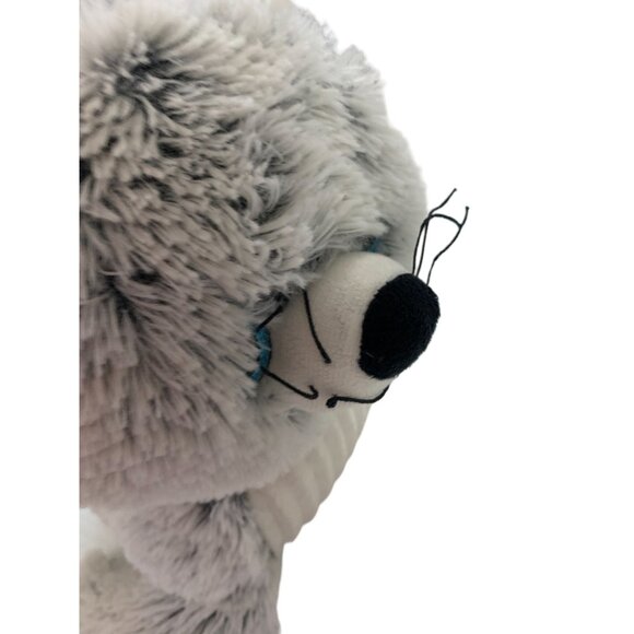 The Bear Factory 2001 Vintage Plush Seal Fluffy Gray Soft Stuffed Animal Toy 18 - Picture 5 of 5